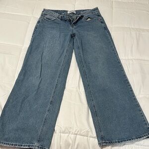 Tilly’s dark wash low rise baggy jeans